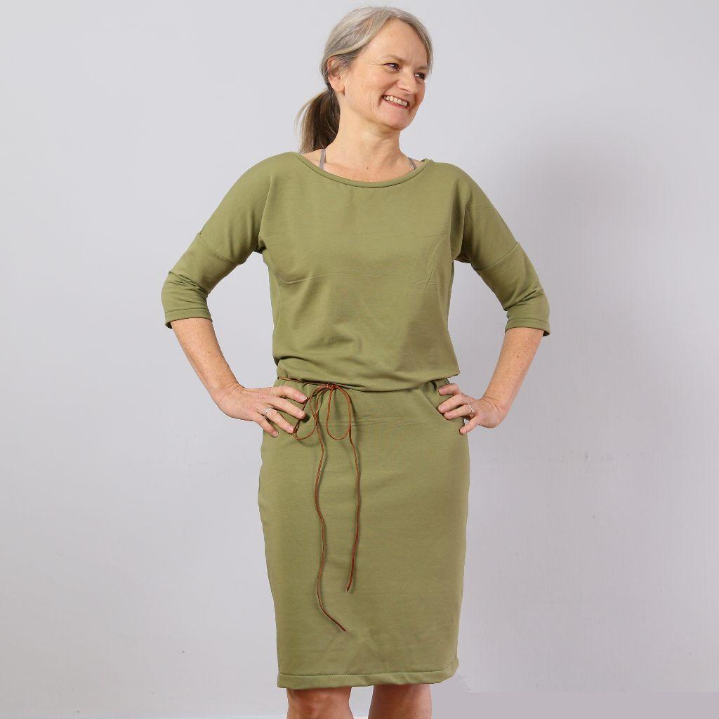 Papierschnittmuster Shirtkleid Frau Elly XS-XXL